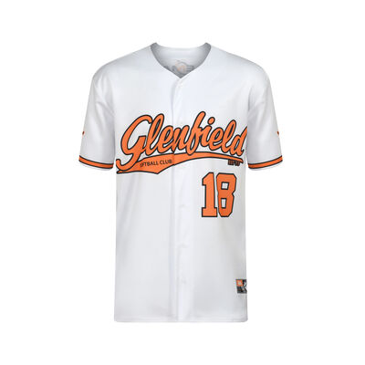 Vrouw V Neck Pullover Baseball Jersey Full Sublimated Embroidery OEM