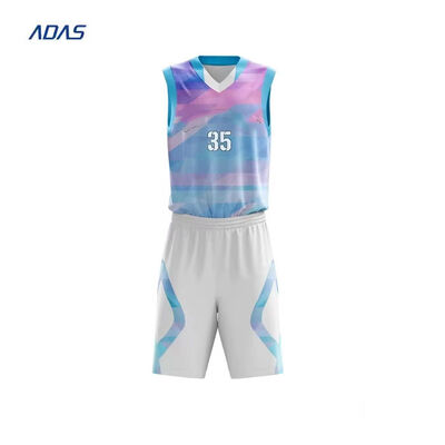 kopen Op maat gemaakte omkeerbare jeugd basketbal jerseys Uniform voor kinderen Unisex Mesh Design online manufacture