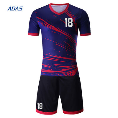 ซื้อ ยูเวนท์ซับลิเมชั่น Allover พิมพ์ ฟุตบอลชุดเสื้อเสื้อกีต หายใจตามต้องการ online manufacture