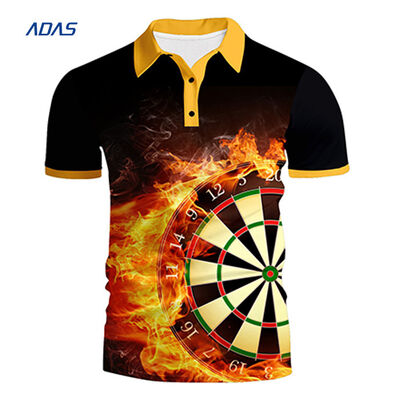 kaufen Schweißfettfeste Polyester-Zipper-Dart-Team-T-Shirts mit Tasche online manufacture