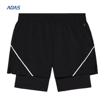 Buy Breathable Athletic Womens Ladies Gym Shorts Fitness Blank Cool Max Bleach Wash online manufacture