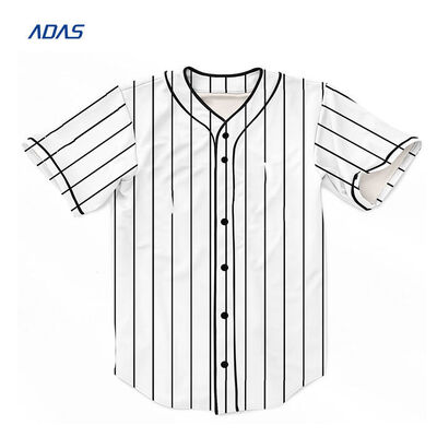 comprar Sublimado equipo de béisbol usar camiseta rayada lavado con láser personalizado online manufacture