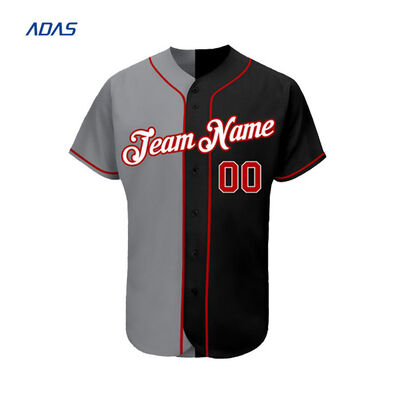 comprar Jersey de béisbol sublimado de poliéster hecho a medida para equipo, a prueba de sudor online manufacture