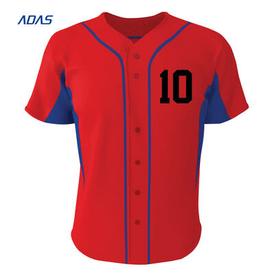 kopen 100% Polyester Sublimatie Pullover Sport Baseball Team Wear Jersey Custom online manufacture