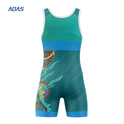 Beli Anti Shrink Spandex Wrestling Singlet Full Body Untuk Pria Bahan Polyester Ringan Bernafas online manufacture