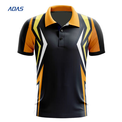 কেনা OEM Weaving 100% পলিয়েস্টার টি শার্ট Sublimation Spandex Polo For Golfers অনলাইনে উৎপাদন