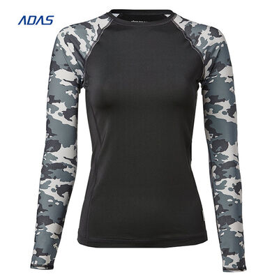 kaufen Damen-Männer-Lange-Hüllen-Surf-Schwimmen Hautausschlag-Schutz-Shirt UV-sicher schnell trocknen online manufacture