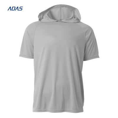 comprar Logotipo personalizado 100 poliéster secagem rápida Shirt de tiro Manga longa camisolas com capuz para homens online manufacture