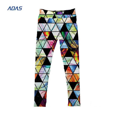 comprar 160g Allover Impresso Bordado Ginásio Fitness Usar Yoga Calças de Treino Para Mulheres online manufacture