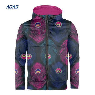 Buy UPF50 Polyester Sublimation Hoodies Quarter Zip Pullover Jacket Windbreaker For Football Running online manufacture
