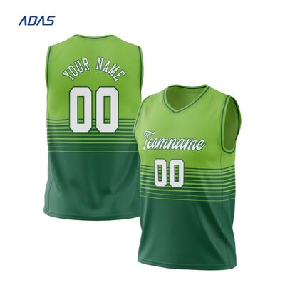 কেনা কাস্টম ডিজাইন বাস্কেটবল জার্সি Sublimation Printing জার্সি সেট লাইটওয়েট স্পোর্টস বাস্কেটবল ইউনিফর্ম online manufacture