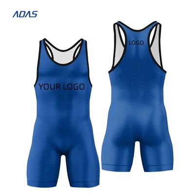 acheter Maillot de lutte personnalisé en élasthanne et polyester sublimé avec coupe automatisée, sportswear de compression léger online manufacture
